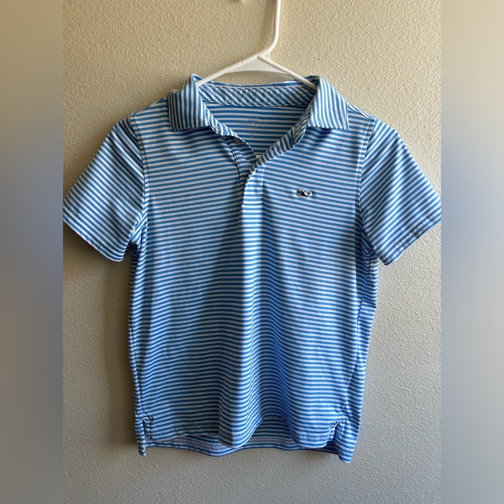 Vineyard Vines stripped polo